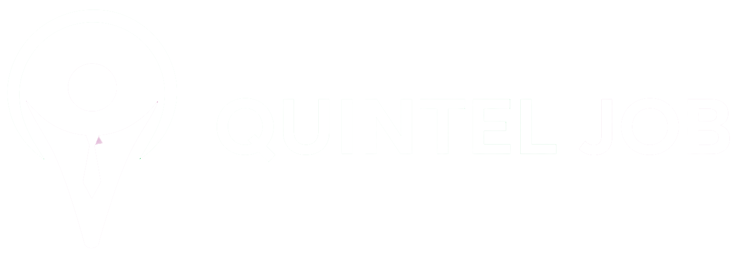 Quintel Job - logo blanc